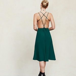 REFORMATION SIAMESE DRESS- Color Jewel Size XS
